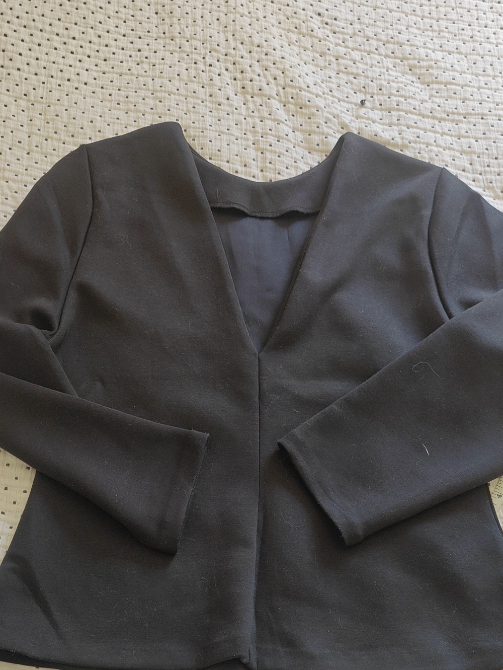 H&M Black Open-Front Women's Blazer